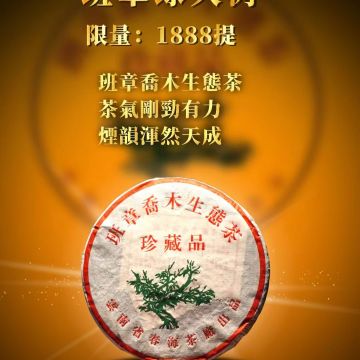 2006年班章乔木生态茶 珍藏品绿大树生茶 357克