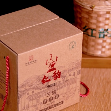 三鹤六堡茶 广西梧州茶厂 2023年红韵 500g