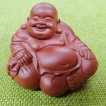 宜兴紫砂   珠泥茶宠  弥罗佛