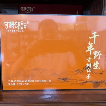 2025可缘印记*6泡装伴手橙色礼盒-滇红茶